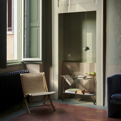 Flowerpot VP10 pendel, stone blue, &Tradition