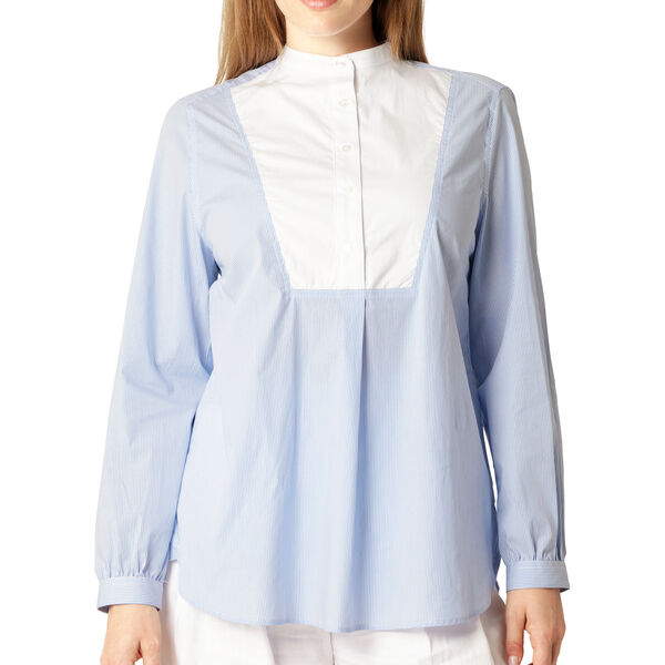 Skjorte Long Back, heather, Ilse Jacobsen Hornbæk