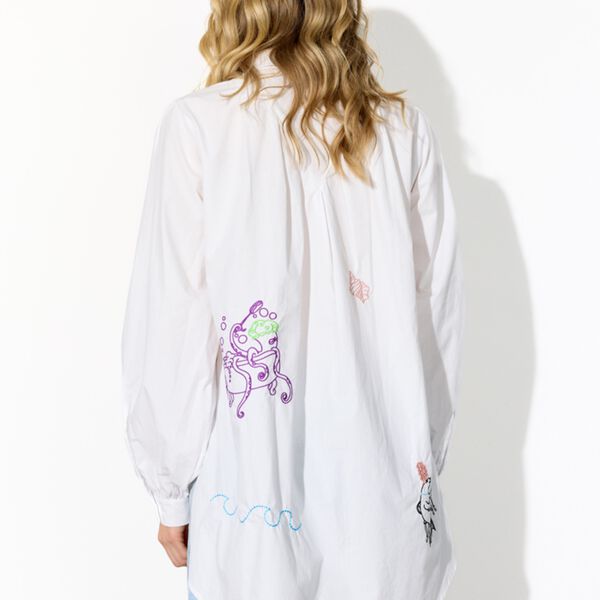 Sasha Shirt, white, HUNK&Oslash;N