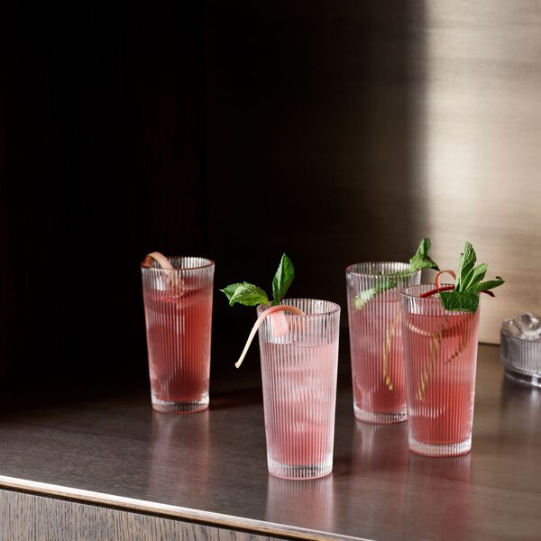 Pilastro long drink glass 4 stk Pilastro long drink glass 4 stk, Stelton
