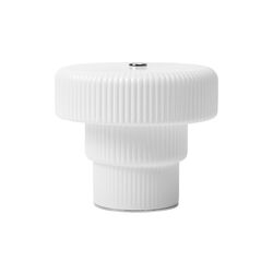 Ripple Portable lampe, white, Ferm Living