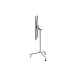 Deville Table Silver grey powder coated aluminium frame, silver grey, HAY