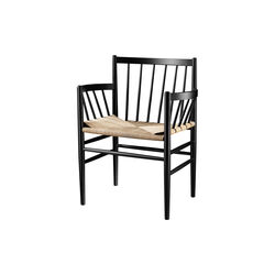 J81 stol, sort/natur, FDB M&oslash;bler