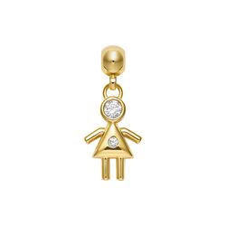 Girl Charm, gold, WHO IS SHE