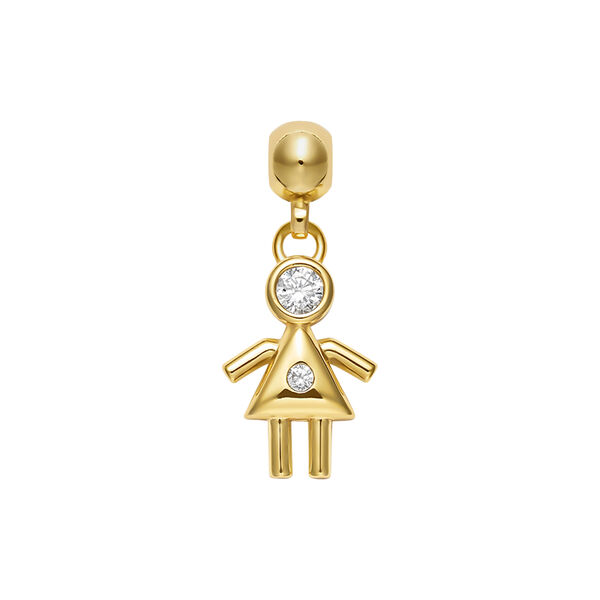 Girl Charm, gold, WHO IS SHE