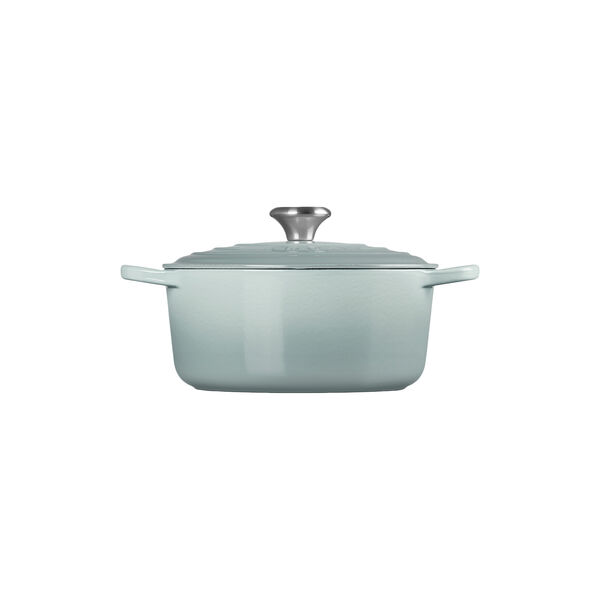 Signature st&oslash;pejern rund gryte &Oslash; 24 cm, havsalt, Le Creuset
