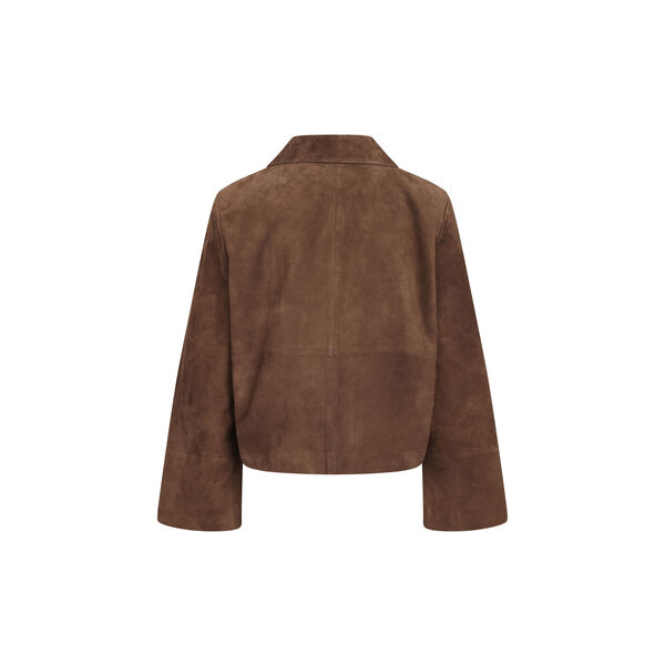 Gustava Suede Jacket, chocolate brown, Urban Pioneers