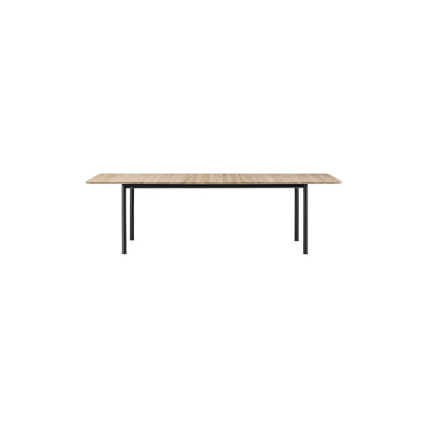 Plan Table Extendable, light oljet eik/svart, Fredericia Furniture