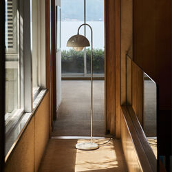 Flowerpot VP12 Floor Lamp, grey beige Flowerpot VP12 Floor Lamp, grey beige, &Tradition