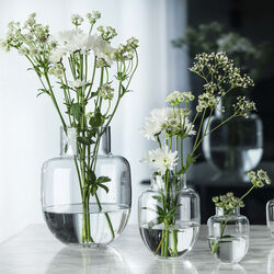 Family vase stor, klar, Magnor