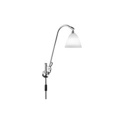 Bestlite BL6 vegglampe, benporselen/krom, GUBI