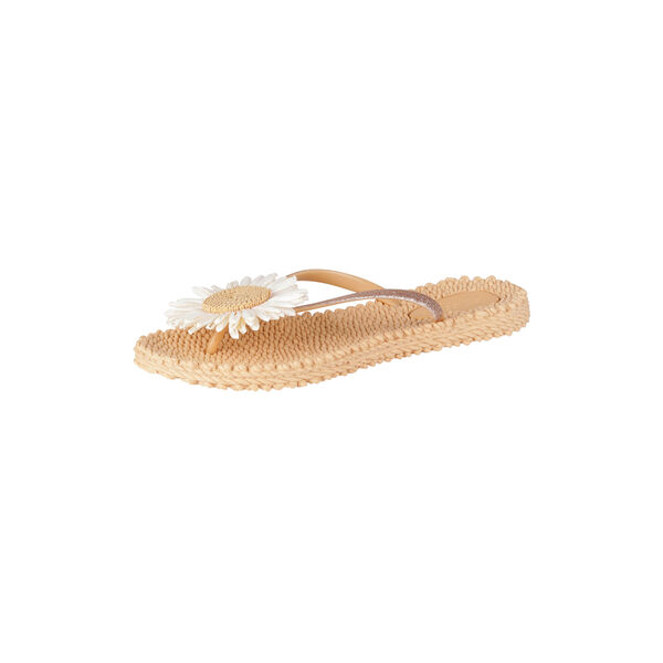 Flip Flop With Flower, beige, Ilse Jacobsen Hornbæk