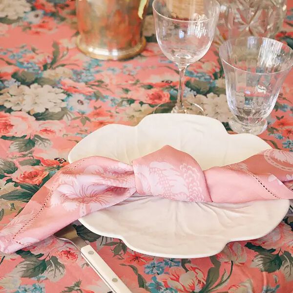 Serviett lin stripe, vintage wallpaper, byTiMo