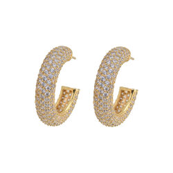 Emilia Chunky &oslash;reringer, white, Emilia by Bon Dep