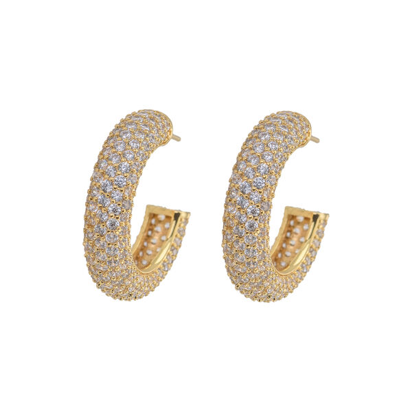 Emilia Chunky øreringer, white Emilia Chunky øreringer, white, Emilia by Bon Dep