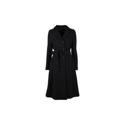 Knit Long Coat, black, Stenströms