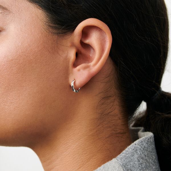 Spirit Huggies Mini, s&oslash;lvbelagt, Pernille Corydon Jewellery