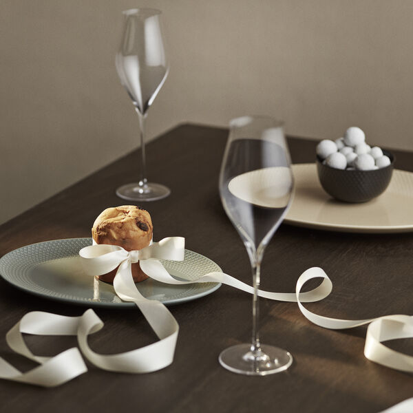 Rhombe Earth Oval serveringsfat, moss, Lyngby Porcel&aelig;n