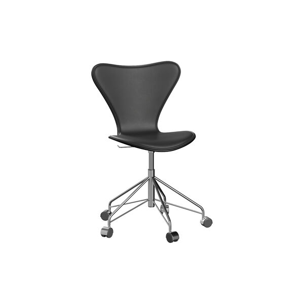 Series 7™ 3117 Front Upholstered Office Chair, Essential black, Fritz Hansen