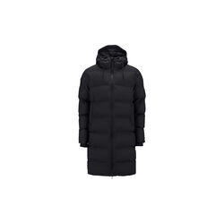 Long puffer jakke, black, Rains