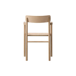 3445 Post armstol spisebordsstol, lakkert eik, Fredericia Furniture