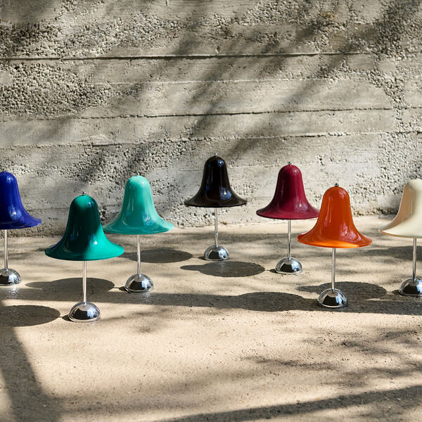 Pantop Portable Table Lamp, light teal, Verpan