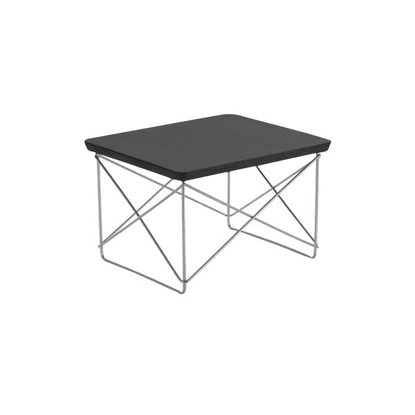 Occasional Table LTR, oak/dark/base stainless steel, Vitra 
