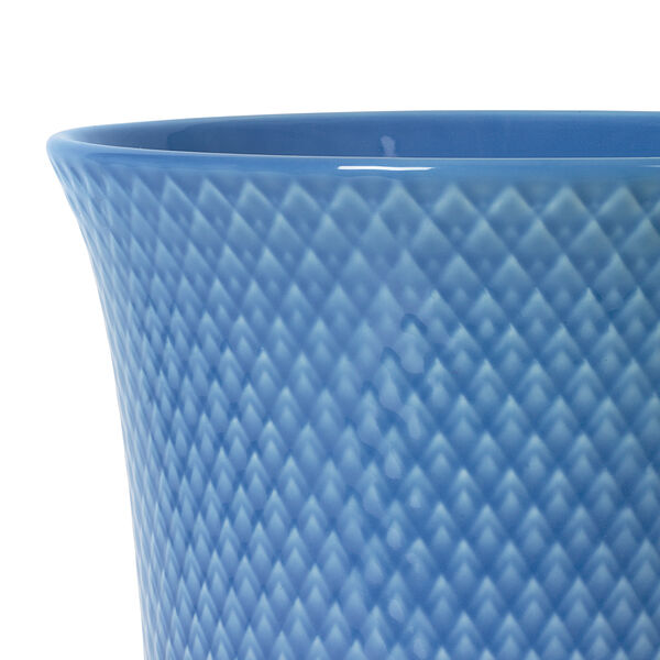 Rhombe Color vase, blå, Lyngby Porcelæn