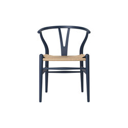CH24 Y-stolen spisebordsstol, soft blue, Carl Hansen & S&oslash;n