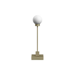 Snowball portable bordlampe, grey beige, Northern