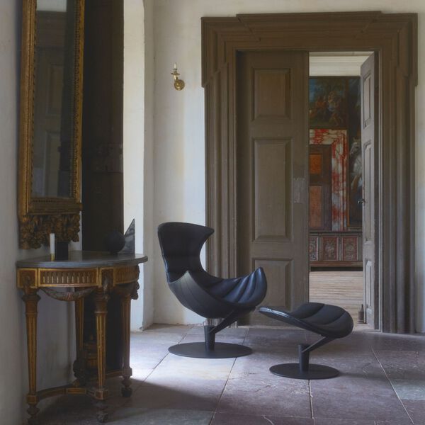 The Lobster Chair, black oak/black, Bruunmunch Furniture