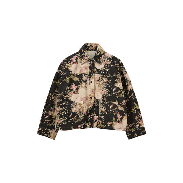 AmayaSW Boxy Denim Jacket, flower mix, Sofie Schnoor