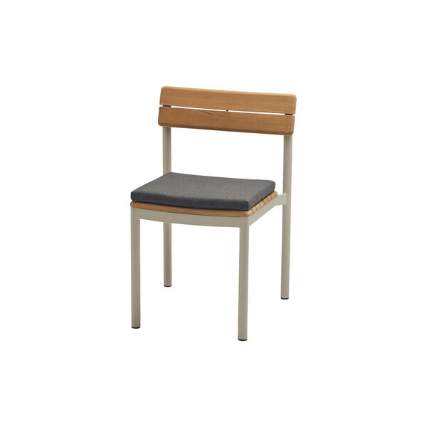 Pelagus Cushion for Chair, charcoal, Fritz Hansen