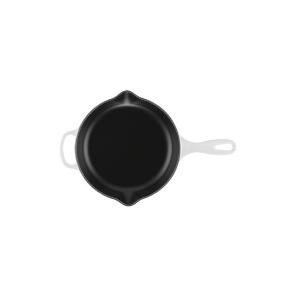 Signature st&oslash;pejern stekepanne &Oslash; 23 cm, white, Le Creuset