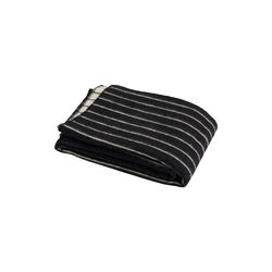 Outdoor Market Throw, black with beige stripe, HAY