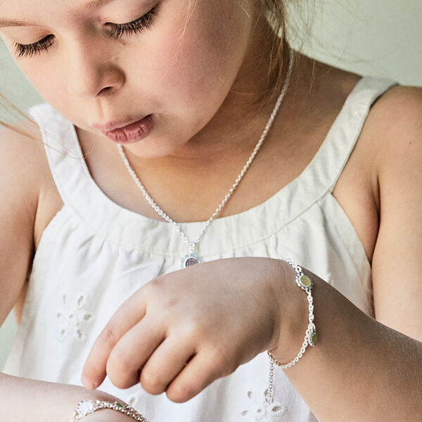 Bloom Mini Armbånd med blomst, solgul, Th. Marthinsen
