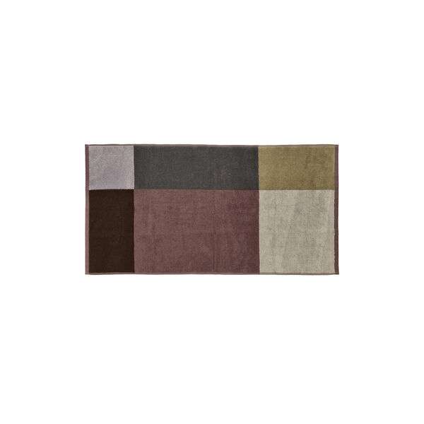 Colour Block H&aring;ndkle, rosewood, S&ouml;dahl