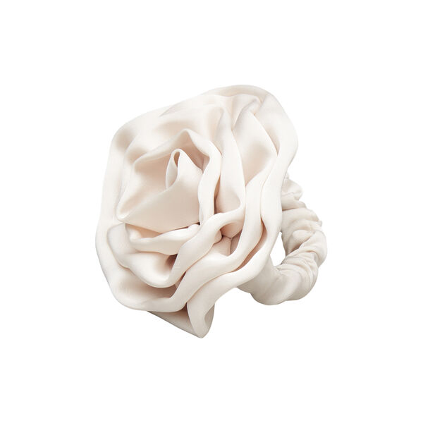 Satin Flower Hair Tie, birch white Satin Flower Hair Tie, birch white, Becksöndergaard