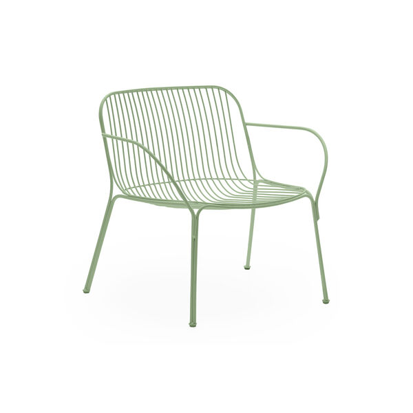 HIRAY stol med armlener, green, Kartell