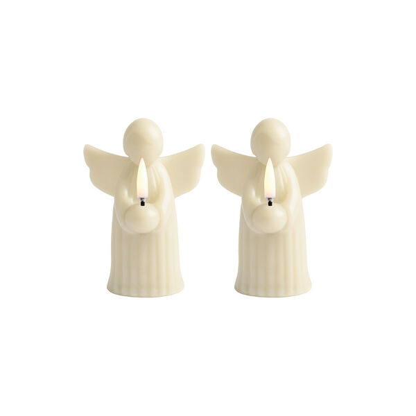 LED Smooth candle Angel 2 stk. | 9x12 | Vanilla, Uyuni Lighting