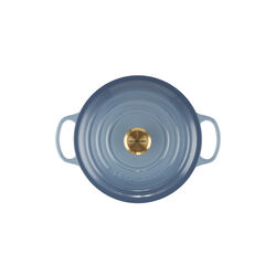 Signature rund gryte &Oslash; 26 cm, chambray, Le Creuset