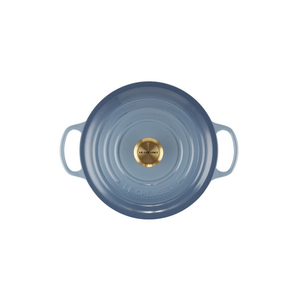 Signature rund gryte &Oslash; 26 cm, chambray, Le Creuset
