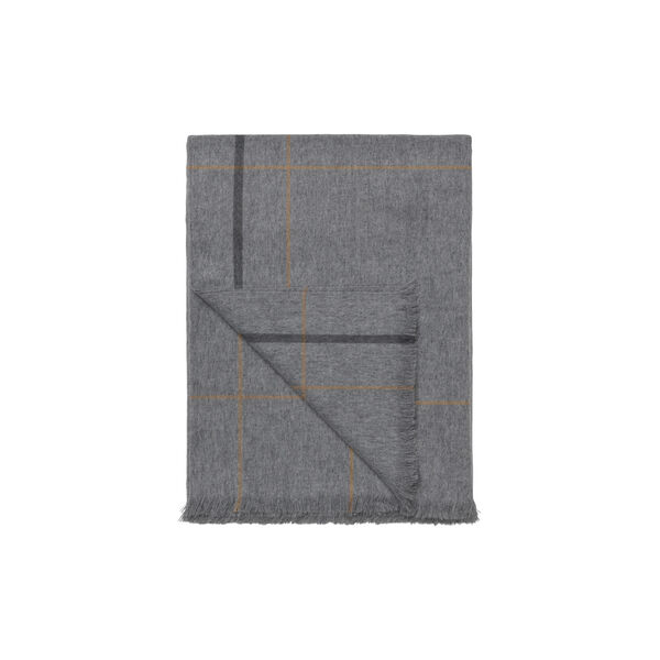 Square pledd, light grey, ELVANG