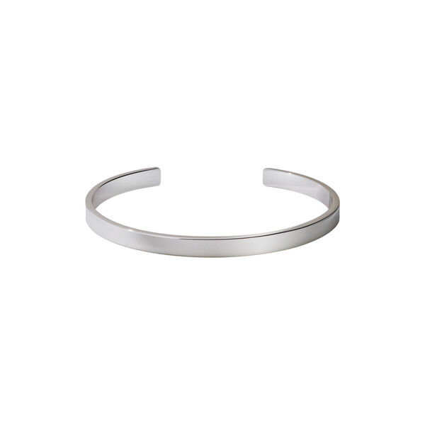 BANGLE Armb&aring;nd, rhodium, bangle up