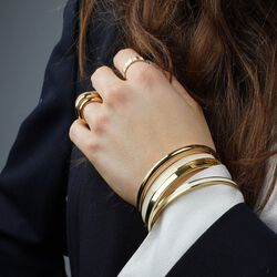 AN-O armb&aring;nd, lys gull, bangle up