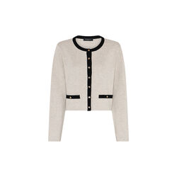 AnemoneBBFreias knit cardigan, sand melange, Bruuns Bazaar