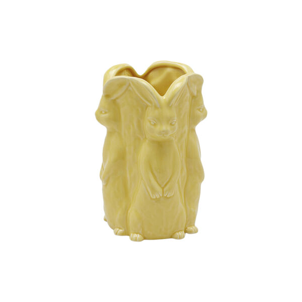 Vase P&aring;skehare, yellow, EDG