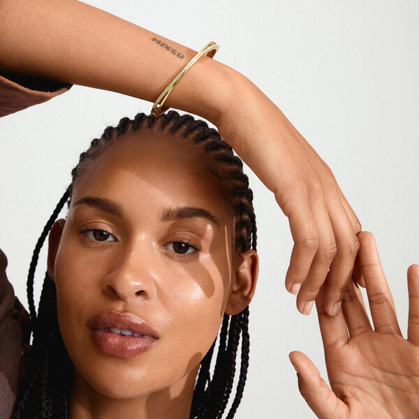 KIRA armbånd, gullbelagt, Pilgrim