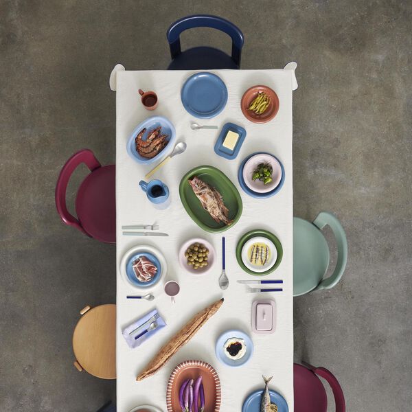 Barro Oval fat S, light blue Barro Oval fat S, light blue, HAY