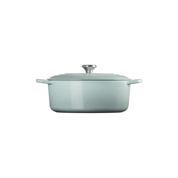 Signature st&oslash;pejern oval gryte &Oslash; 31 cm, sea salt, Le Creuset